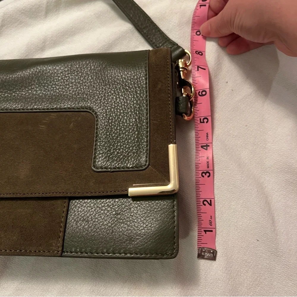 Vince Camuto genuine leather and suede hand bag - Picture 13 of 16